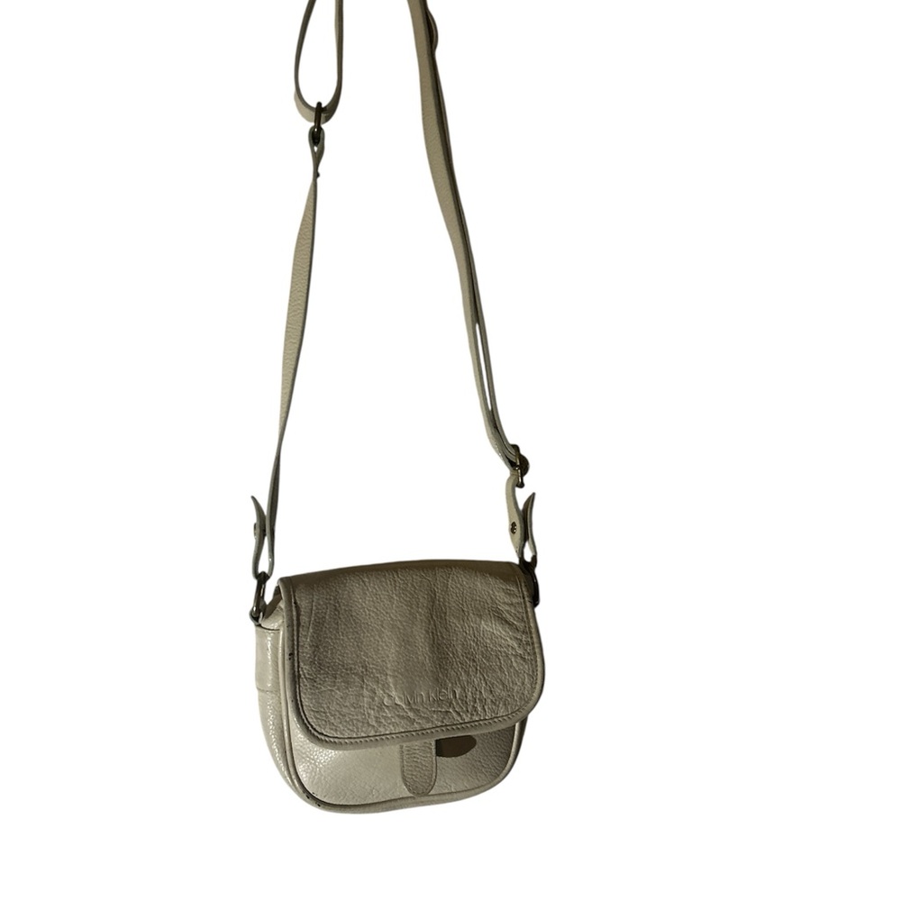 Crossbody- Elegant Cream Leather Shoulder Bag